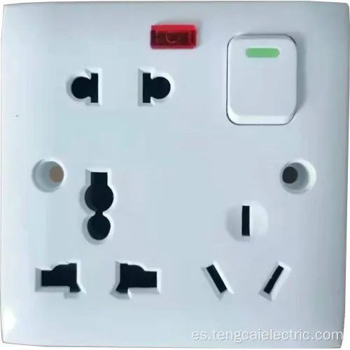 Toma de interruptor de pared de plástico de plástico de Bangladesh